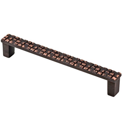 Topex 5" Centers Mosaic Design Pull in Brushed Oil Rubbed Bronze
