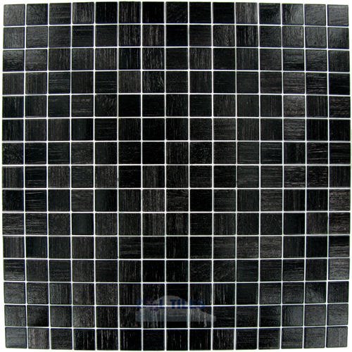 Vicenza Mosaico Glass Tiles 3/4" Glass Film-Faced Sheets In Evening