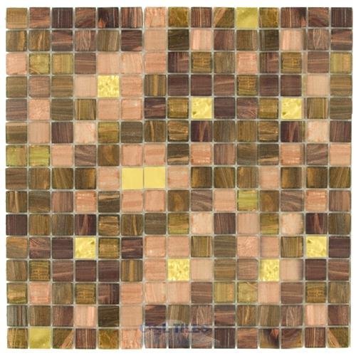 Vicenza Mosaico Glass Tiles Film Faced Sheets in Fabulous