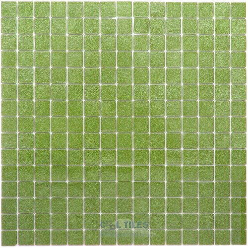 Vicenza Mosaico Glass Tiles 3/4" Glass Film-Faced Sheets in Lago