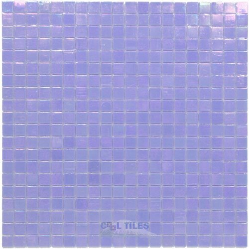 Vicenza Mosaico Glass Tiles 5/8" Glass Film-Faced Sheets in Fountain
