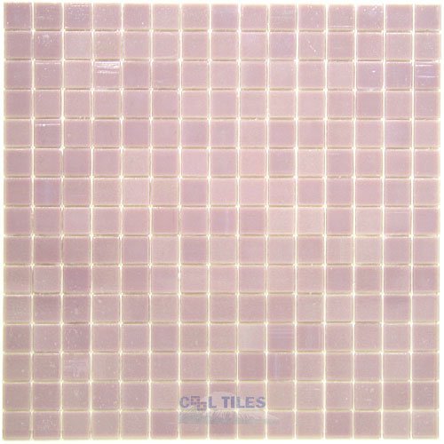 Vicenza Mosaico Glass Tiles 3/4" Glass Film-Faced Sheets in Plum Burst