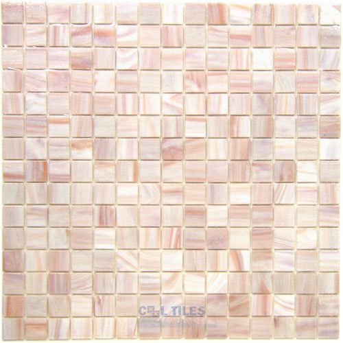 Vicenza Mosaico Glass Tiles 3/4" Glass Film-Faced Sheets in Prima