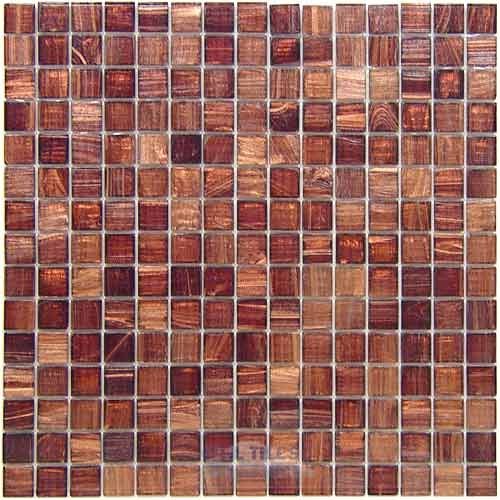 Vicenza Mosaico Glass Tiles 3/4" Glass Film-Faced Sheets in Maribella