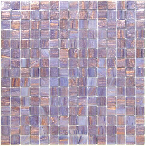 Vicenza Mosaico Glass Tiles 3/4" Glass Film-Faced Sheets in Aronne