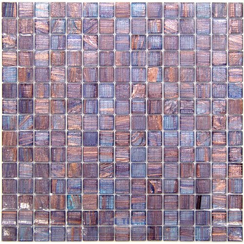 Vicenza Mosaico Glass Tiles 3/4" Glass Film-Faced Sheets in Fedele