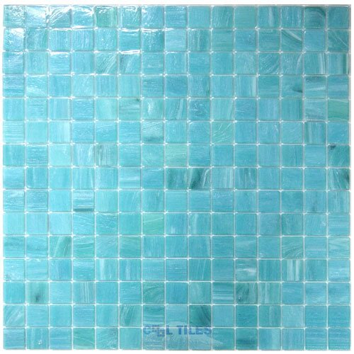 Vicenza Mosaico Glass Tiles 3/4" Glass Film-Faced Sheets in Lucio