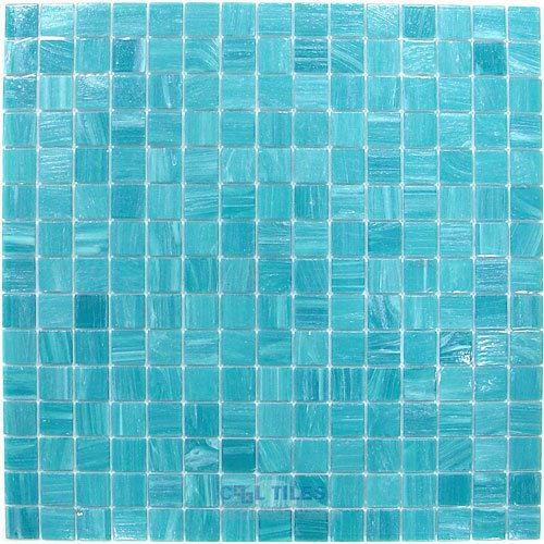 Vicenza Mosaico Glass Tiles 3/4" Glass Film-Faced Sheets in Caron