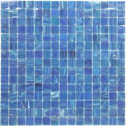 Vicenza Mosaico Glass Tiles 3/4" Glass Film-Faced Sheets in Pino