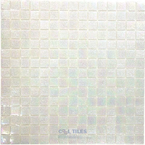Vicenza Mosaico Glass Tiles 3/4" Glass Film-Faced Sheets in Fair Maiden
