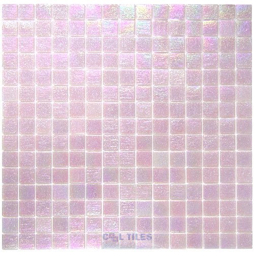 Vicenza Mosaico Glass Tiles 3/4" Glass Film-Faced Sheets in Lavender Moon