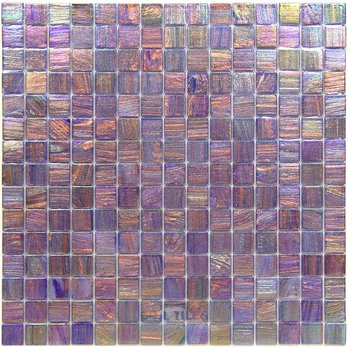 Vicenza Mosaico Glass Tiles 3/4" Glass Film-Faced Sheets in Sumptuous