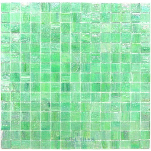 Vicenza Mosaico Glass Tiles 3/4" Glass Film-Faced Sheets in Spring Glow