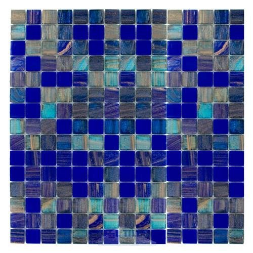 Vicenza Mosaico Glass Tiles Film Faced Sheets in Essential