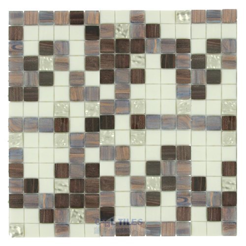 Vicenza Mosaico Glass Tiles Film Faced Sheets in Physical
