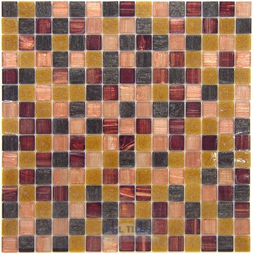 Vicenza Mosaico Glass Tiles Film-Faced Sheets in Sophistication