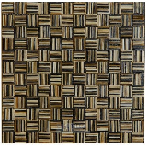 Illusion Glass Tile 1" Mosaic Tile in Tiffany Blend