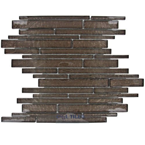 Illusion Glass Tile Glass Mosaic Tile in Mink