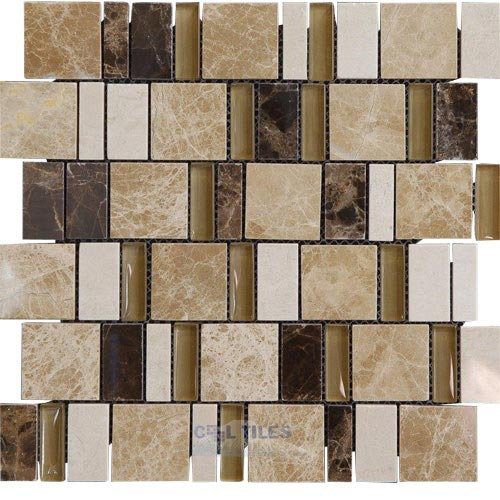 Illusion Glass Tile Glass and Stone Mosaic Tile in Koomalakah