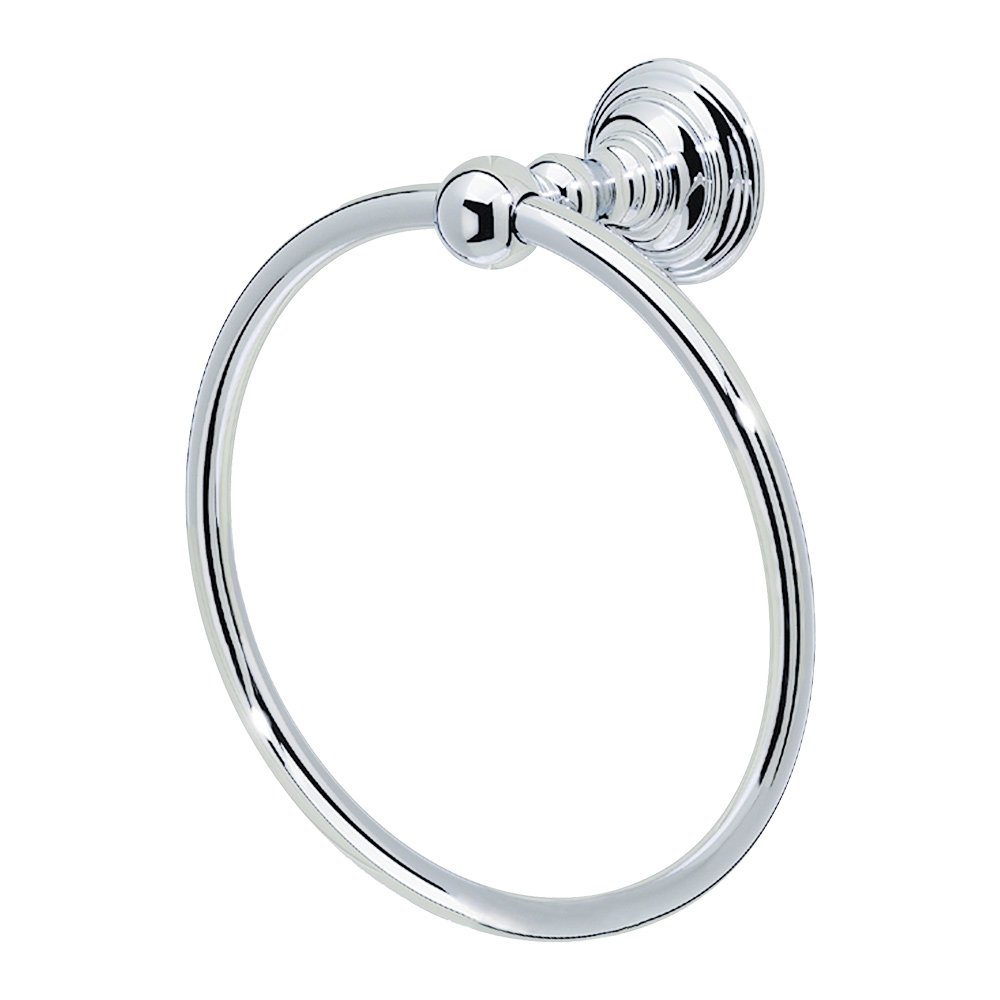 Valsan Bath 8" Large Towel Ring in Chrome