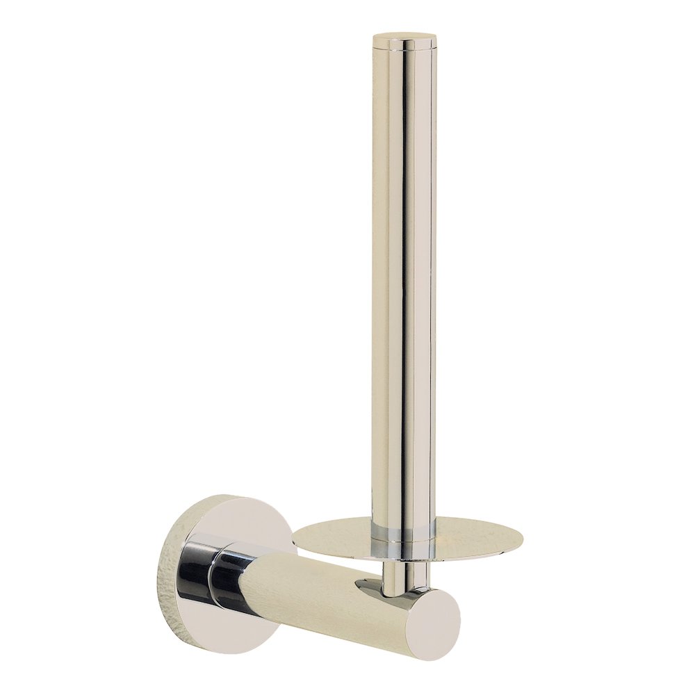 Valsan Bath Spare Roll Holder in Polished Nickel