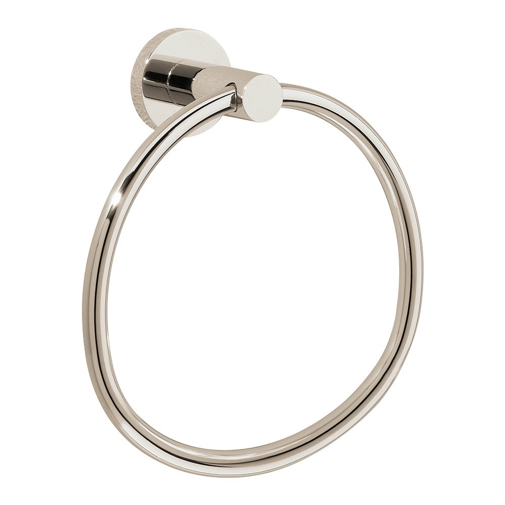 Valsan Bath Small Towel Ring 6" in Polished Nickel