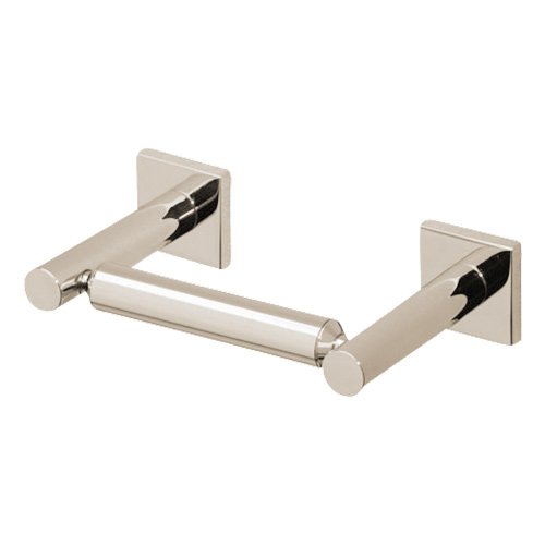 Valsan Bath Double Post Roll Holder in Polished Nickel