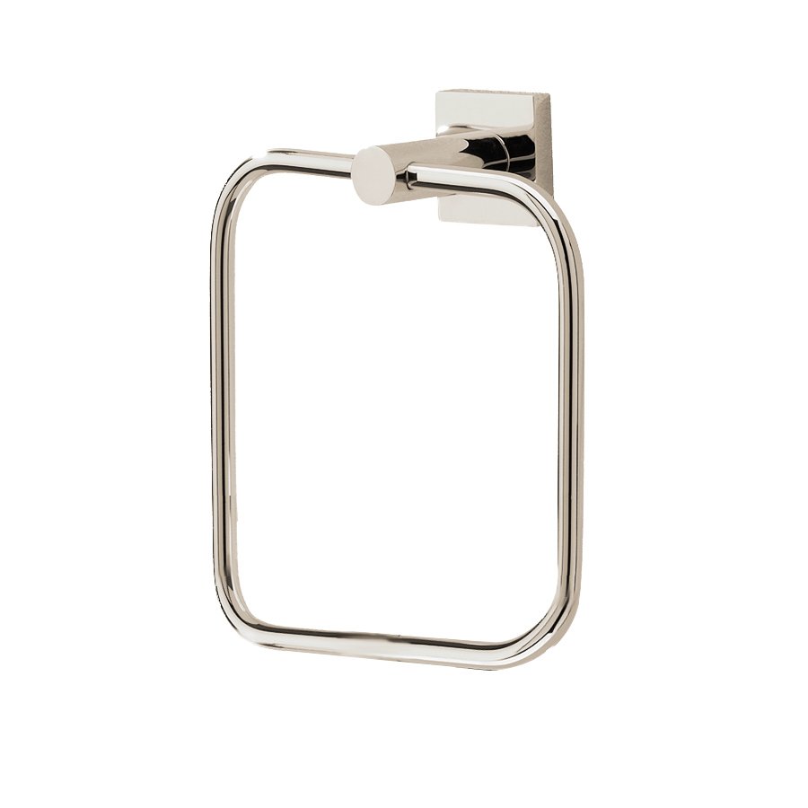 Valsan Bath Small Towel Ring 6" in Polished Nickel