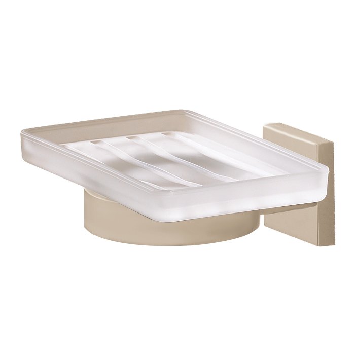 Valsan Bath Frosted Soap Dish in Satin Nickel