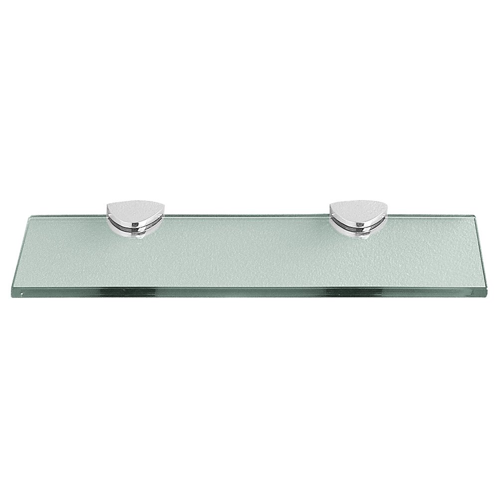 Valsan Bath Glass Shelf 18" in Chrome
