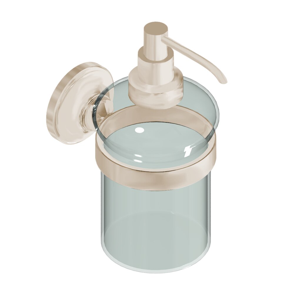 Valsan Bath 8 Oz, Liquid Soap Dispenser in Satin Nickel
