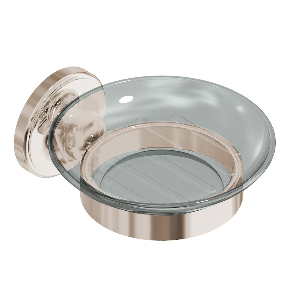 Valsan Bath Soap Dish Holder in Polished Nickel