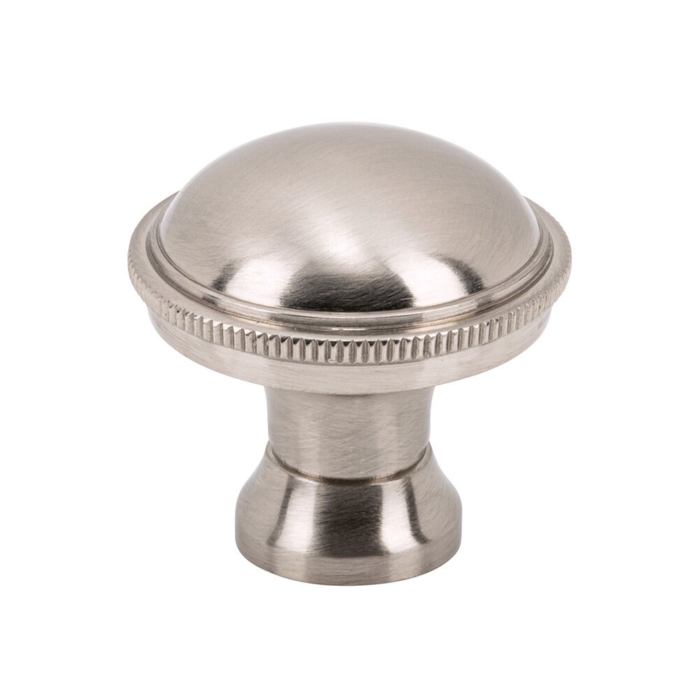 Vesta Hardware 1-1/8" Round Knob in Brushed Satin Nickel