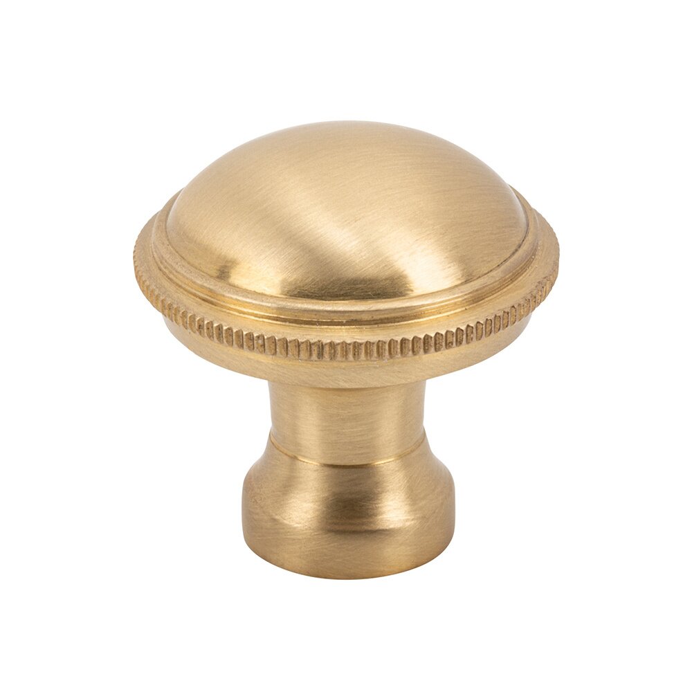 Vesta Hardware 1-1/8" Round Knob in Satin Brass