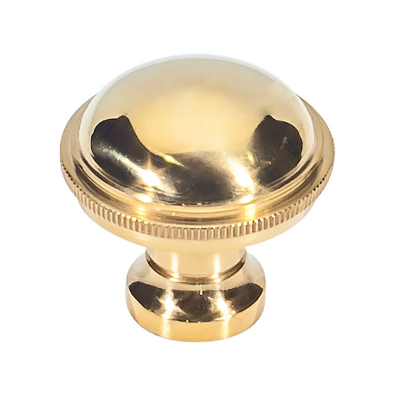 Vesta Hardware 1 1/4" Round Knob in Unlacquered Brass