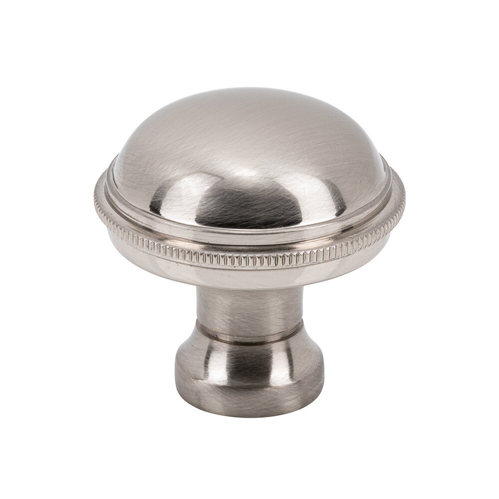 Vesta Hardware 1-5/16" Round Knob in Brushed Satin Nickel