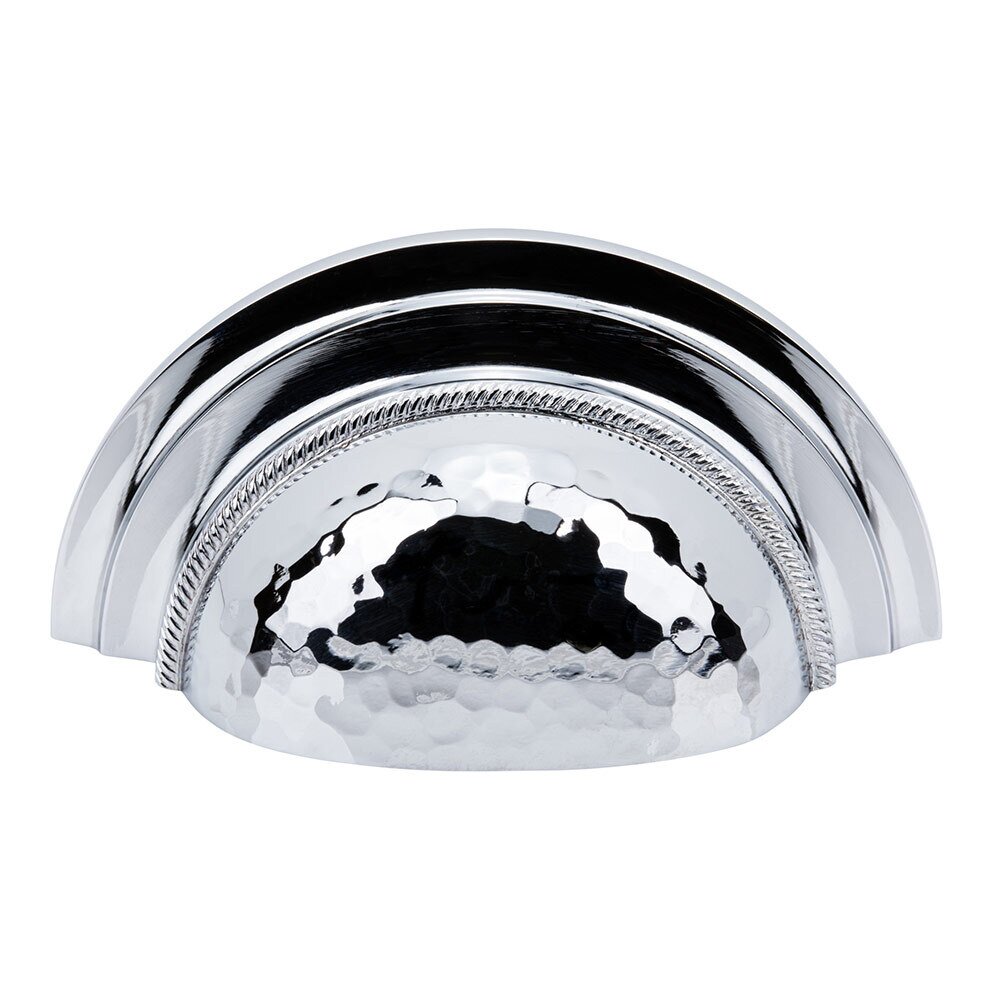 Vesta Hardware 3" Centers Cup Pull in Polished Chrome
