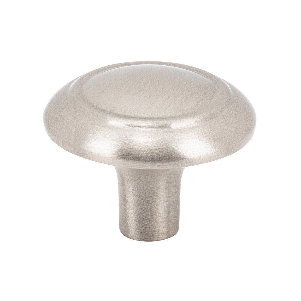 Vesta Hardware 1-1/2" Round Knob in Brushed Satin Nickel
