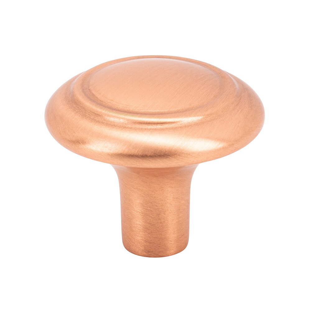Vesta Hardware 1 3/16" Round Knob in Satin Copper
