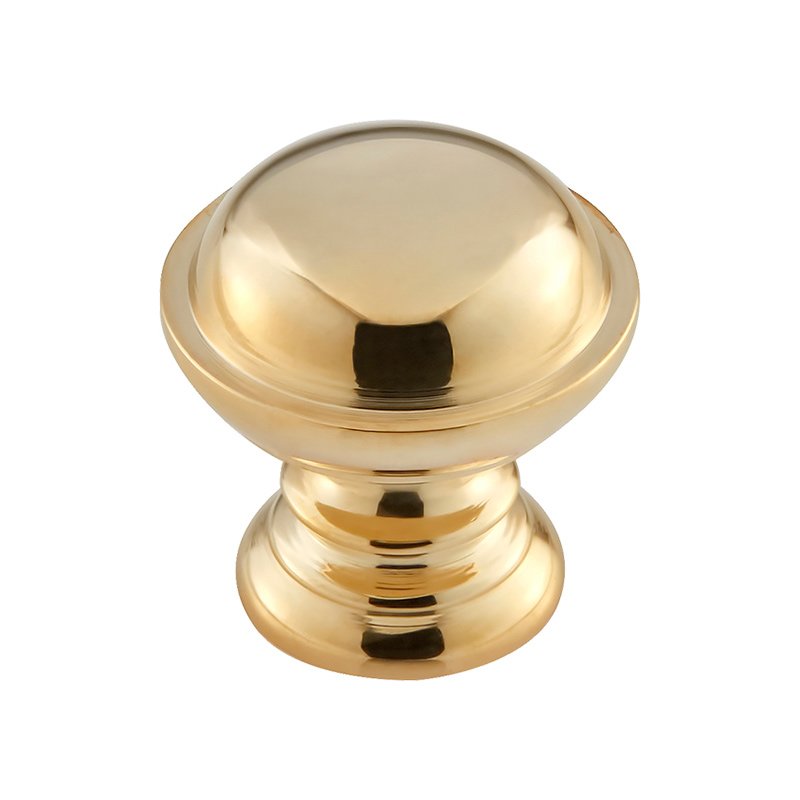 Vesta Hardware 1 1/4" Round Knob in Unlacquered Brass