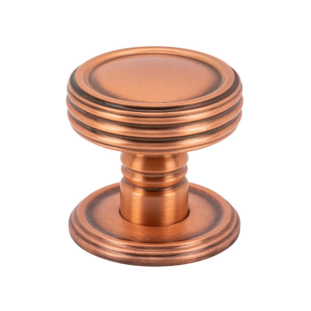 Vesta Hardware 1 1/2" Round Knob in Brushed Copper
