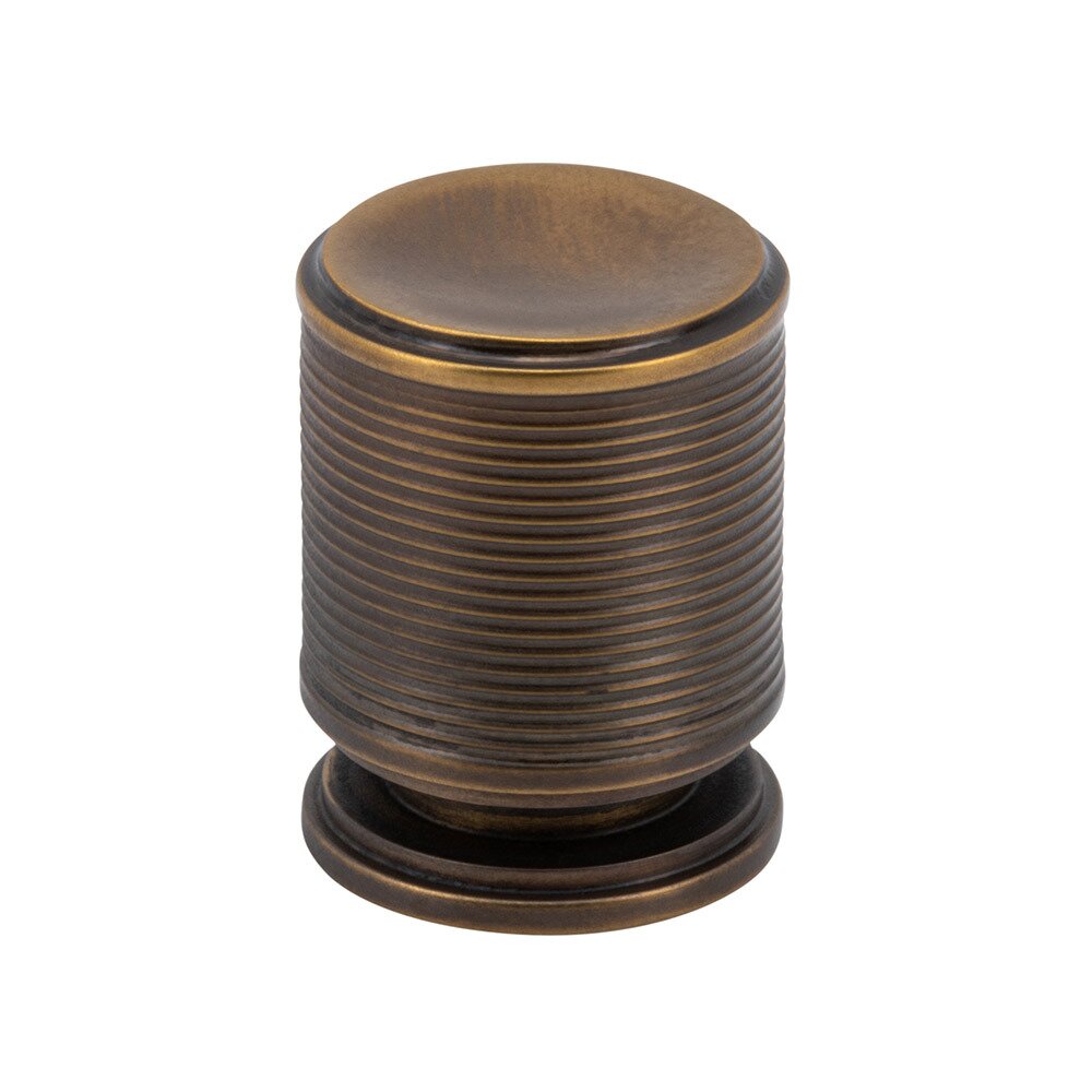 Vesta Hardware 3/4" Round Knob in Aged Brass