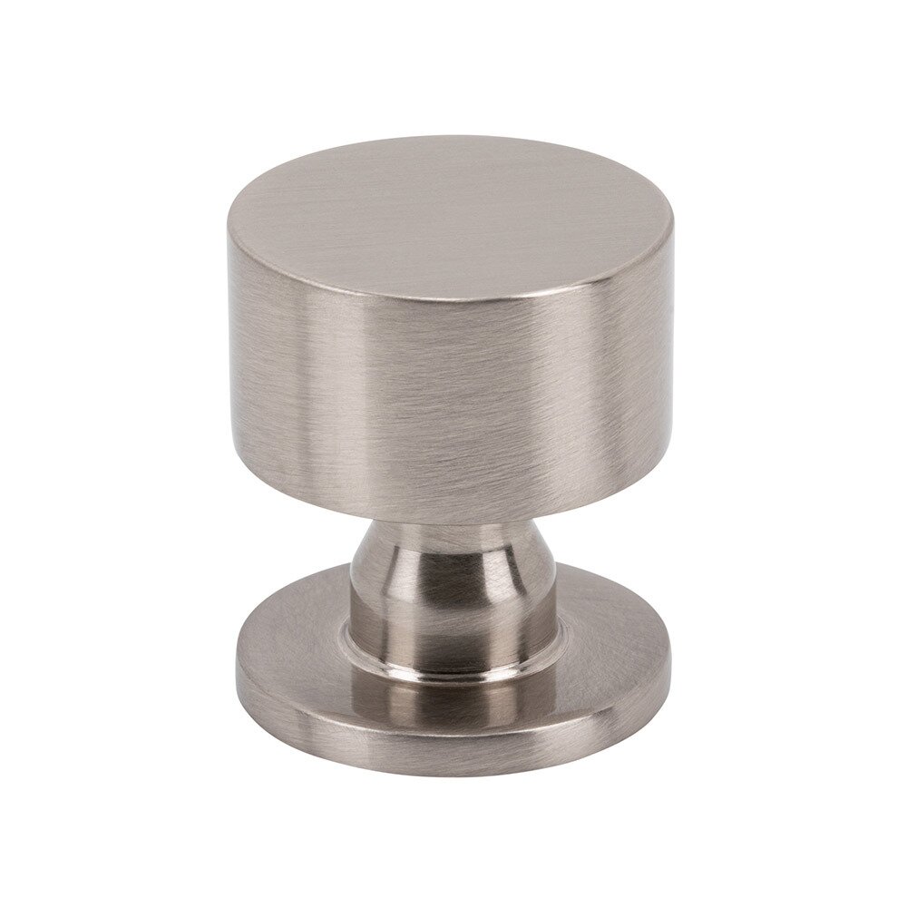 Vesta Hardware 1 1/8" Round Knob in Brushed Satin Nickel