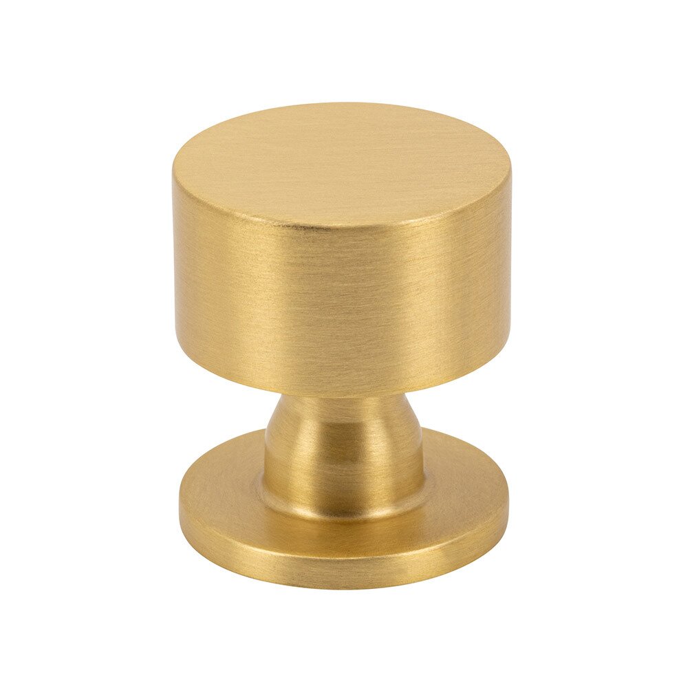 Vesta Hardware 1 1/8" Round Knob in Satin Brass