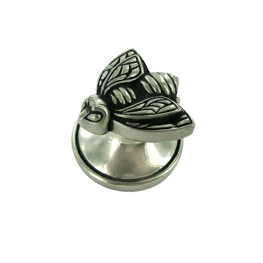 Vicenza Hardware Large Bumble Bee Knob in Antique Silver