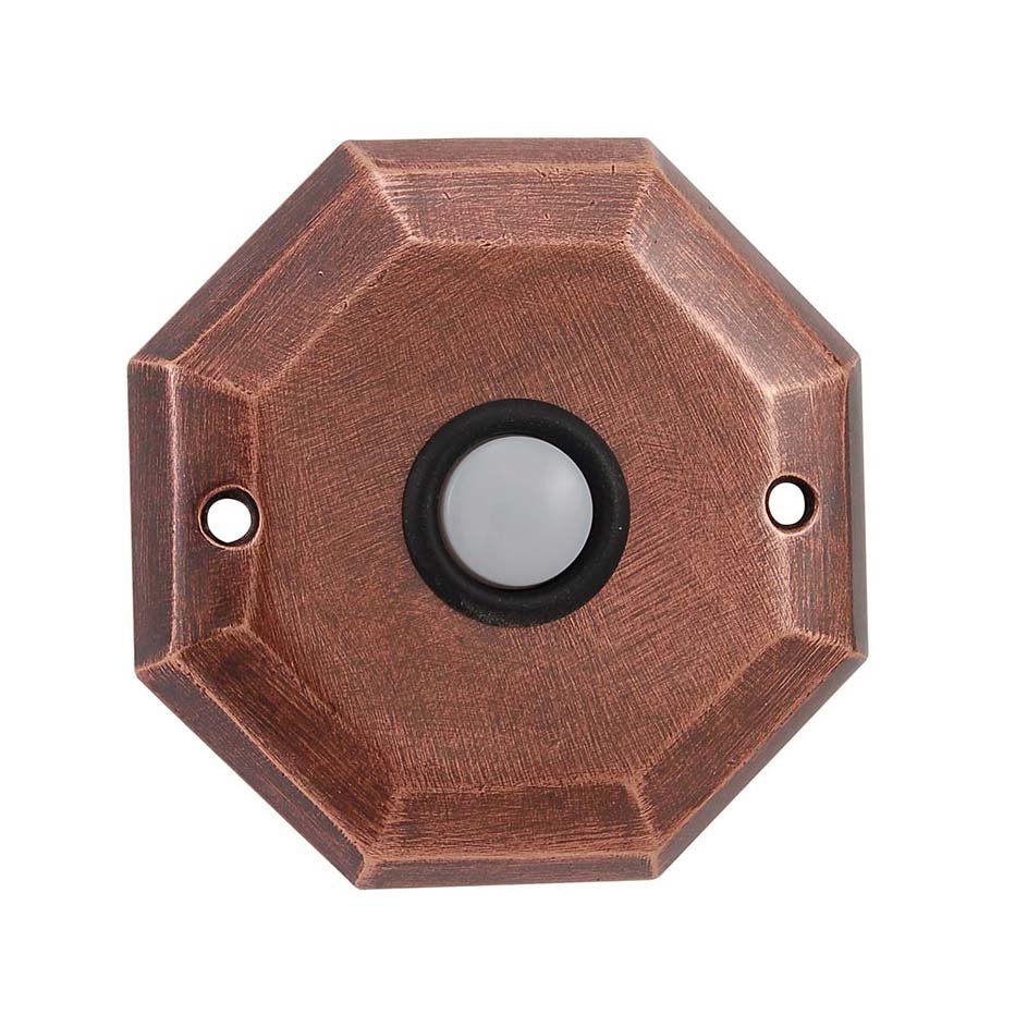Vicenza Hardware Octagonal Reflection Design in Antique Copper