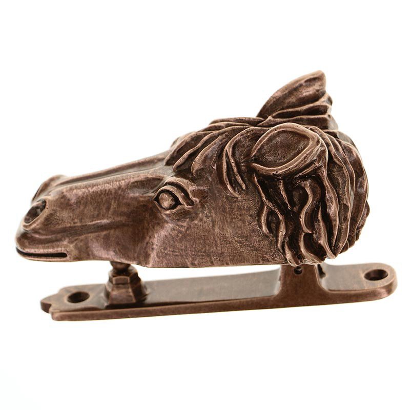 Vicenza Hardware Door knockers Collection - Equestre Horse Head in Antique Copper