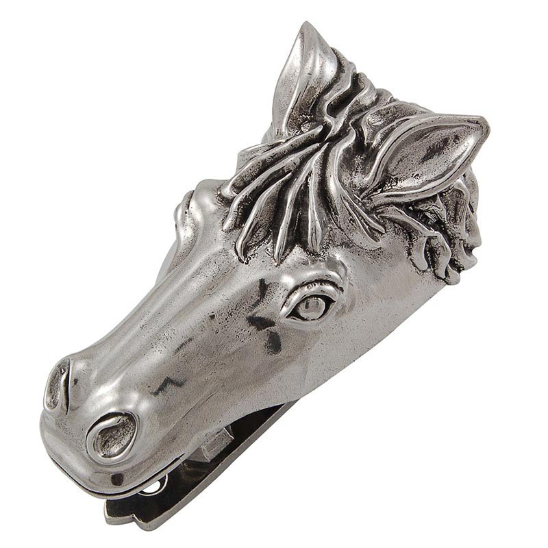 Vicenza Hardware Door knockers Collection - Equestre Horse Head in Vintage Pewter