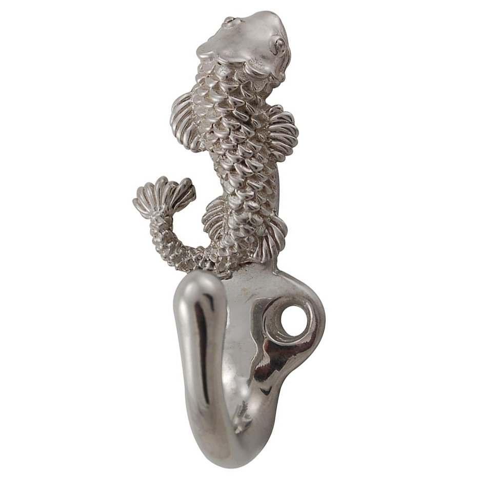 Vicenza Hardware Fish Pollino Hook in Polished Silver