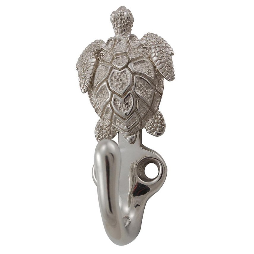 Vicenza Hardware Turtle Pollino Hook in Polished Silver